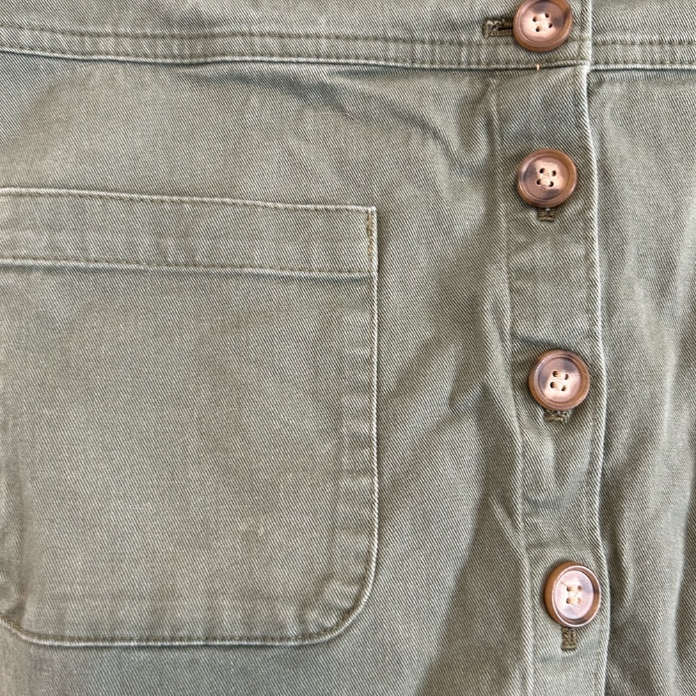 Loft green skirt